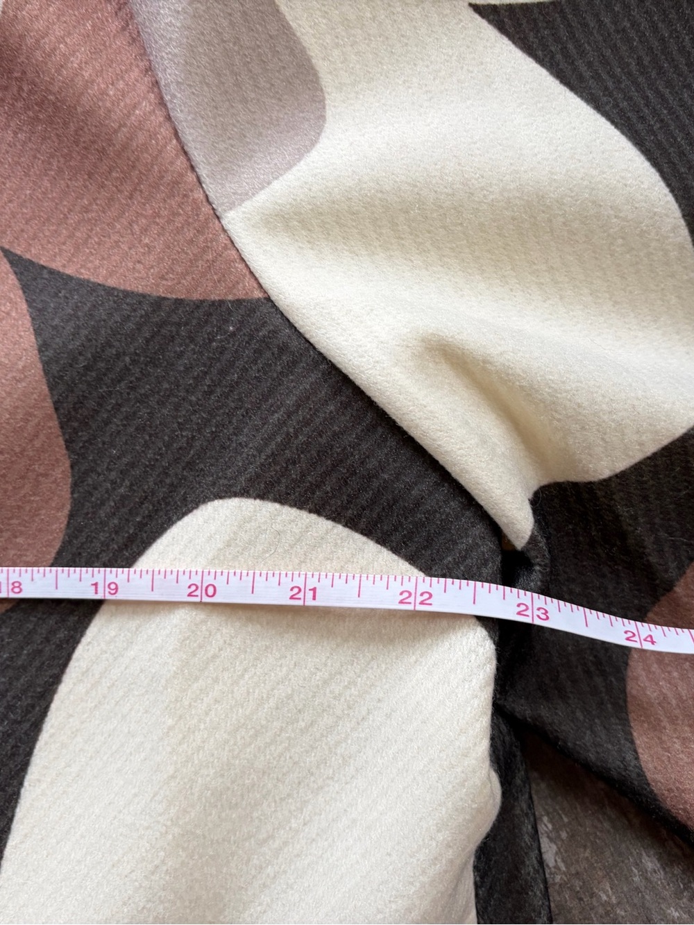 DAVI & DANI Floral Print Coat in Beige, White & Brown Size M - Picture 7 of 7